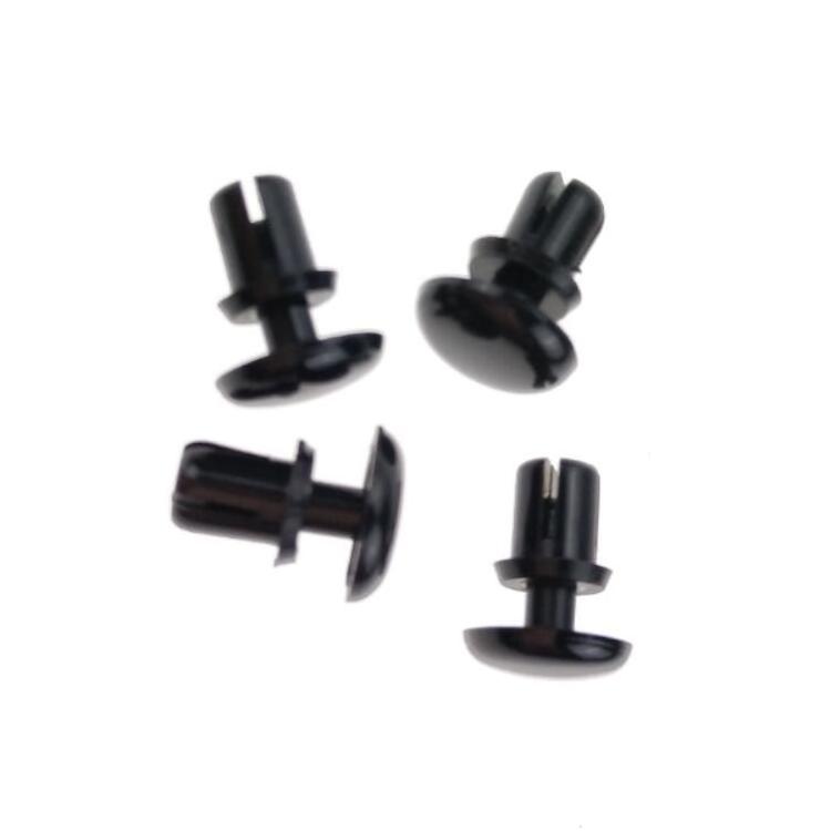 Black Plastic Nylon Push Rivets Fastener for PC Support Locking Standard SR4050