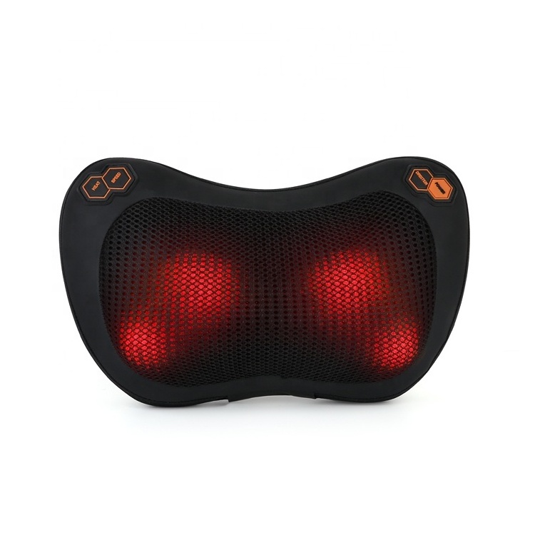 Wholesale Massage Pillow vibration With Heatable Neck Shiatsu Massage wormwood, hot compress massage pillow, pillow with massage