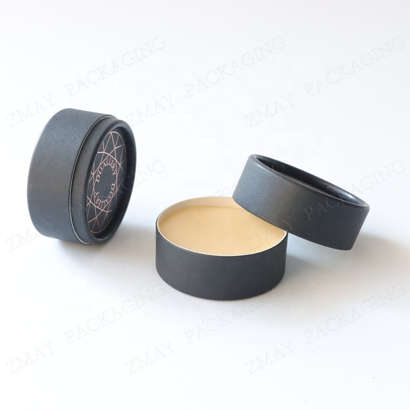 vegan and biodegradable mini size 30g lip balm packaging round cardboard jar lipbalm tube manufacturer