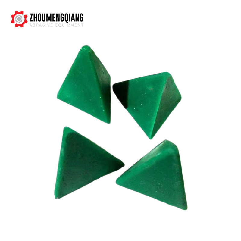 Deburring Grinding Rock Angle Cut Plastic Polishing Abrasive Media Resin Tumbling Media For Polisherv