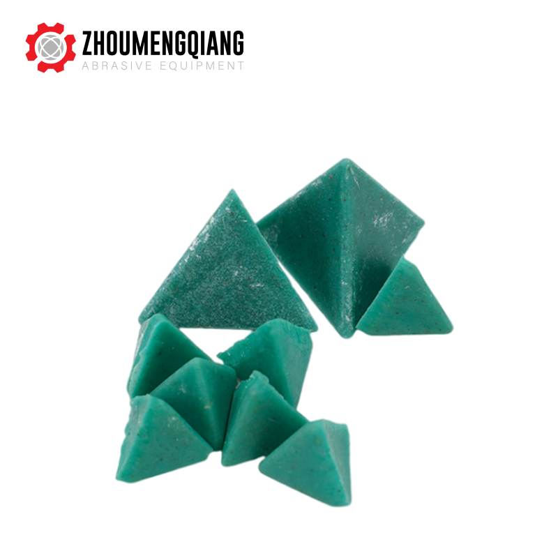 Deburring Grinding Rock Angle Cut Plastic Polishing Abrasive Media Resin Tumbling Media For Polisherv