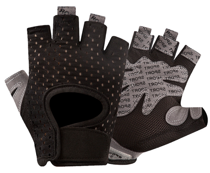 New Ventilated Weight Lifting Gloves with Built-In Wrist Wraps, Full Palm Protection & Extra Grip. Great for Pull Ups