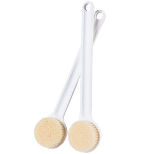 Wholesale Bathroom Supplies Long Handle Wooden Bristle Body Brush Massage Bath Shower Back Spa Bath Brush