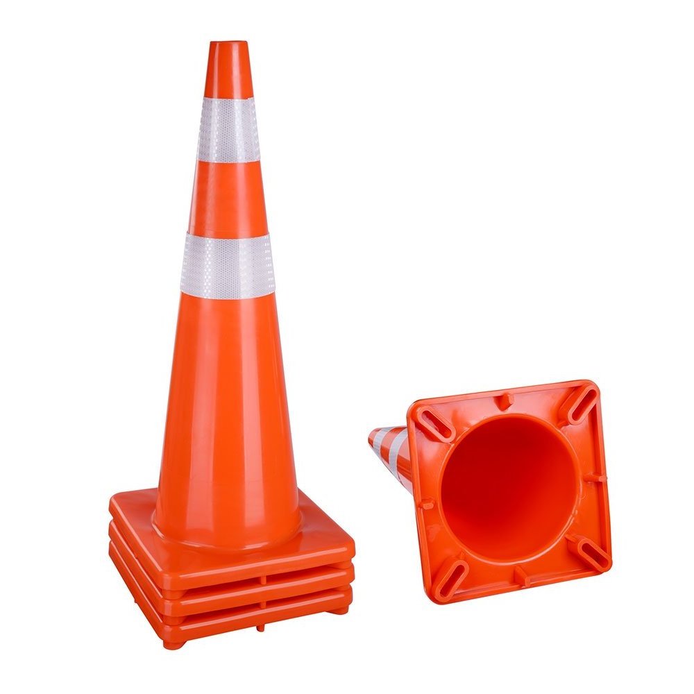 Orange Reflective PVC Road Emergency Parking School Sport Traffic Cones