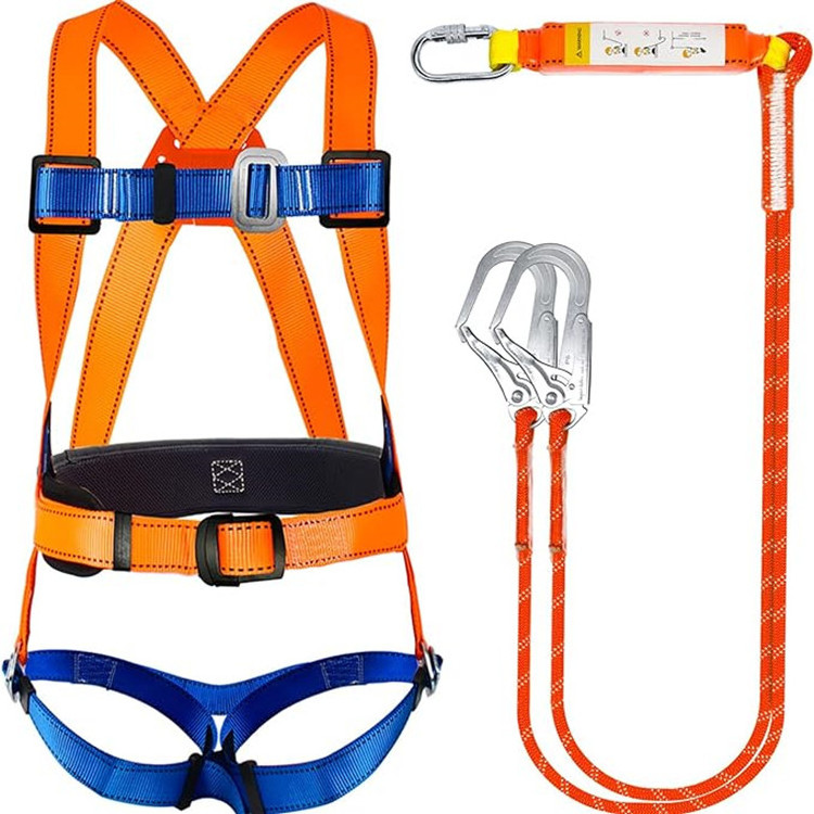 Fall Protection Roofing Harness Full Body Safety Harness Belt Men For Construction Safety Harness For Work At Height