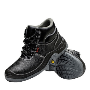 Safety Steel Toe Cow Leather S3 Industrial Safety Shoe Men's Construction Protective Security safety Work Shoe