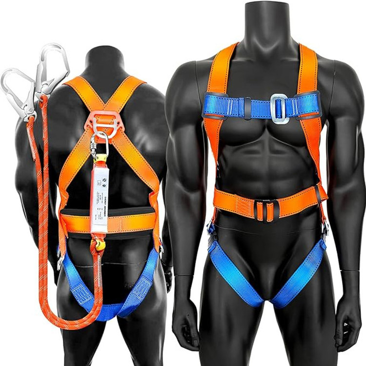 Fall Protection Roofing Harness Full Body Safety Harness Belt Men For Construction Safety Harness For Work At Height