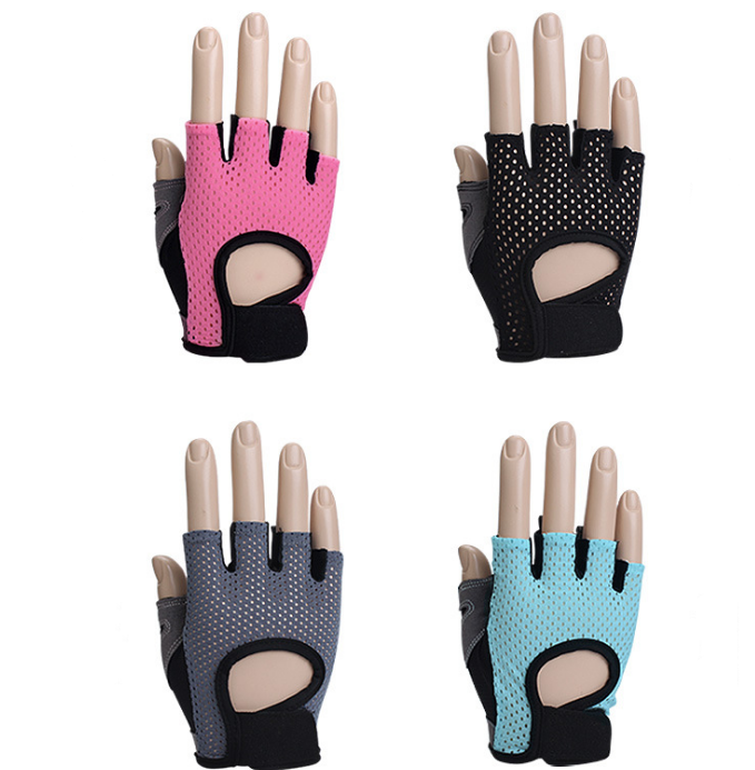 New Ventilated Weight Lifting Gloves with Built-In Wrist Wraps, Full Palm Protection & Extra Grip. Great for Pull Ups