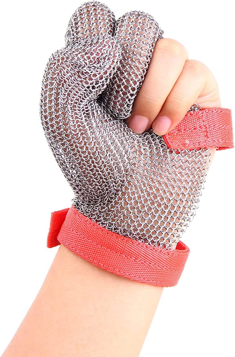 Anti Cut Stainless Steel Ring Gloves for Cutting Meat Safety Gloves Anti-cut Butcher Gloves Stainless Steel