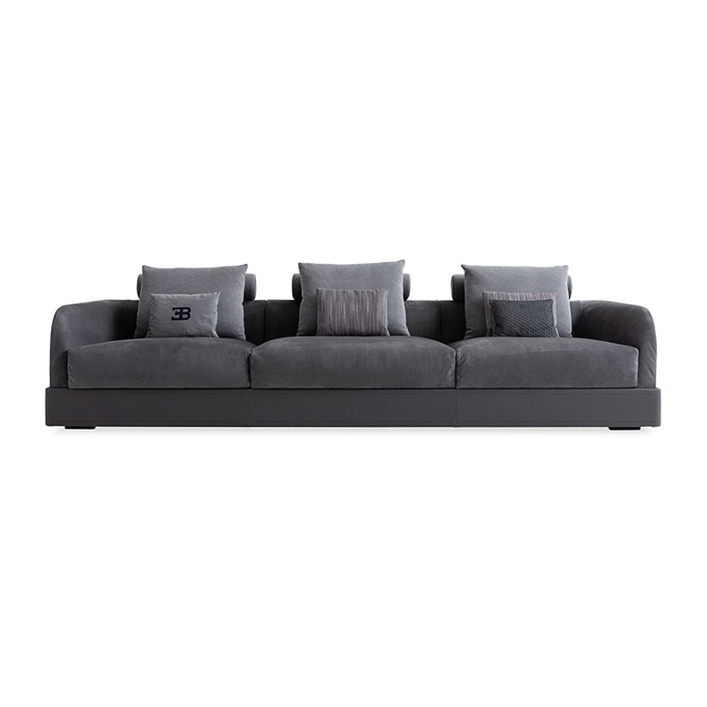 Modern leather designs gray linen fabric Italian sofa Outdoor furniture patio set garden sofa living room black velvet sofa set