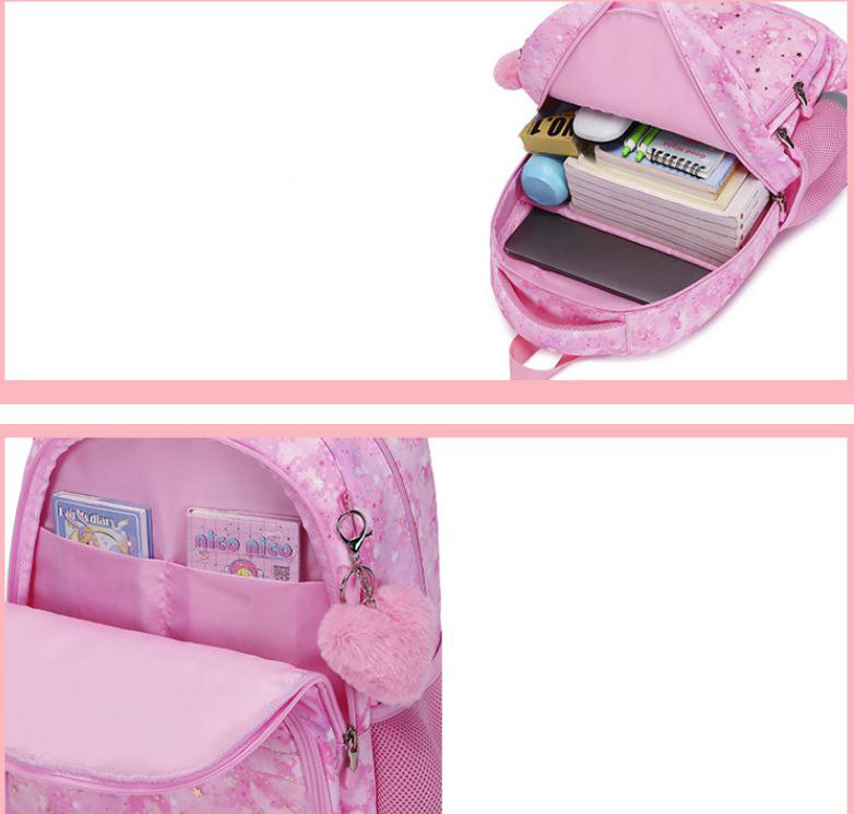 wholesale kids backpack custom logo waterproof beautiful backpack school bag For girls Children