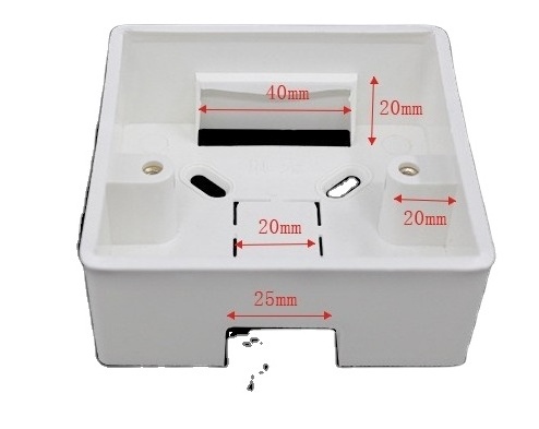 86 type plastic surface switch socket box