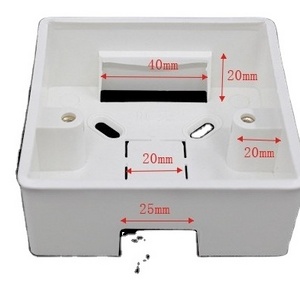 86 type plastic surface switch socket box