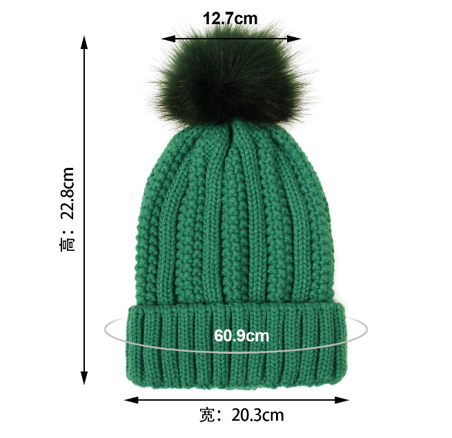 fashion women winter hats soft braided women knitted hat pom pom beanie hats wholesale for girls