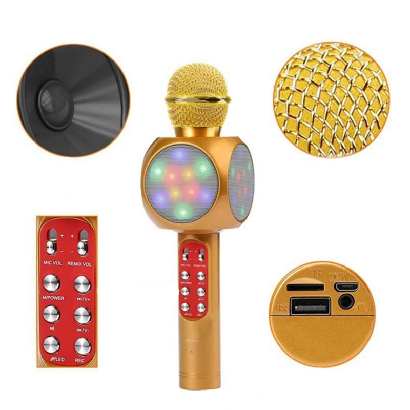 customized wholesale online celebrity karaoke live wireless integrated microphone mobile computer song recording microphone