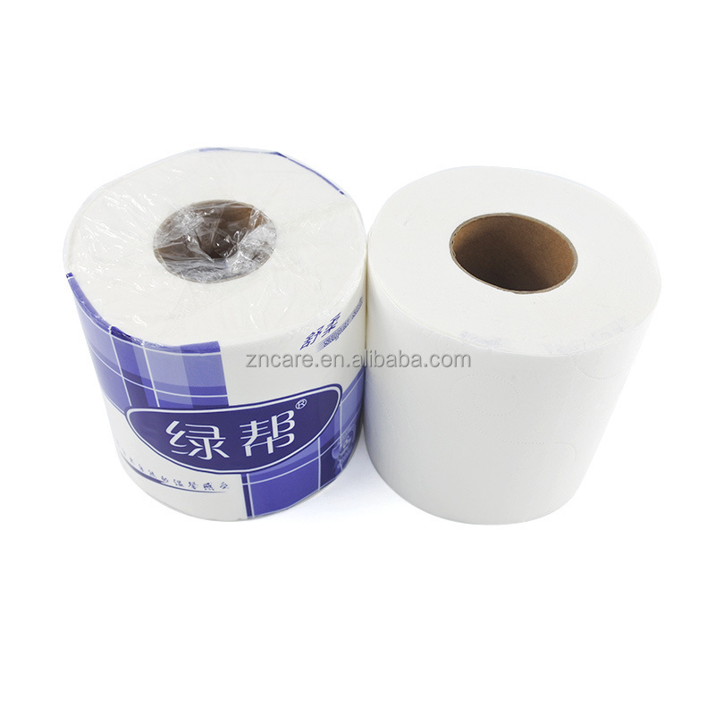 Wholesale OEM High Quality Toilet Paper 3 Player Virgin Wood Pulp  Bathroom Tissue Rolls Chinese Supplier for Hotel Household