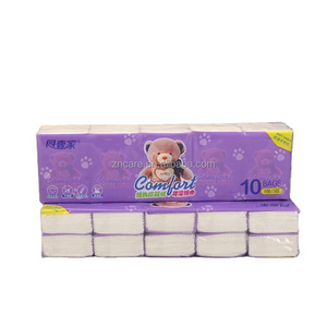 Wholesale Promotional Customized Wallet Pocket Tissue Pack Soft Paper Handkerchief Manufacturer Disposable Facial Tissue 3 Ply