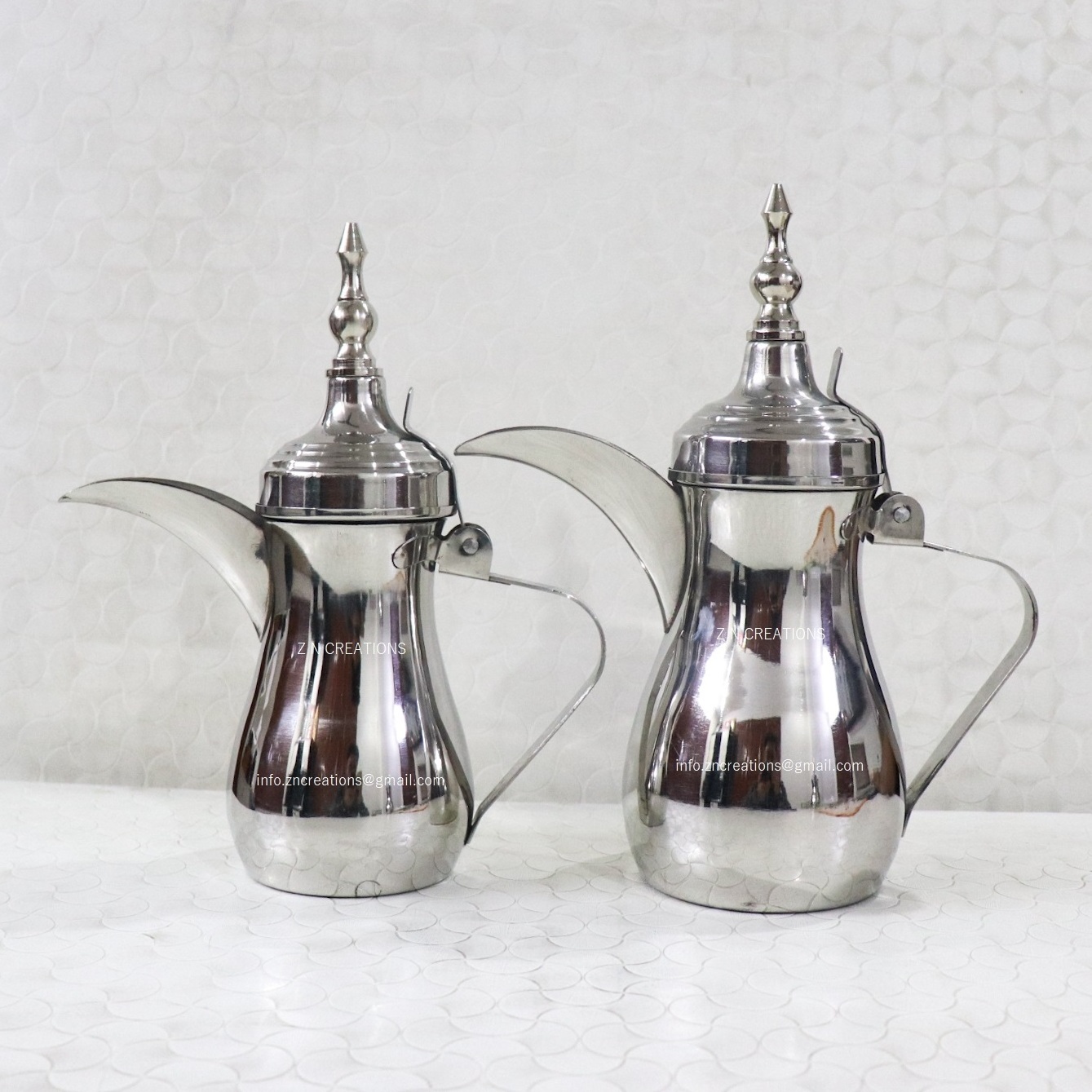 High Quality Stainless Steel Arabian Tea Coffee Pot Dallah Manufacturer of Premium Arabic Tea Coffee Kahwa Pot Arabic Dallah