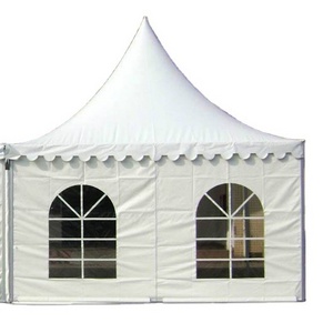 10x10ft Trade Show Tent Outdoor Gazebo Pop Up Canopy  Tent with Church Window Sidewalls for Party and Wedding