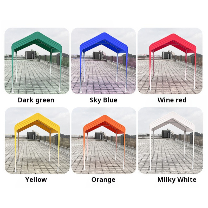 Outdoor Folding Car Cover Garage Portable Parking Shed Home Garage Sunshade and Rainproof Carport Tent