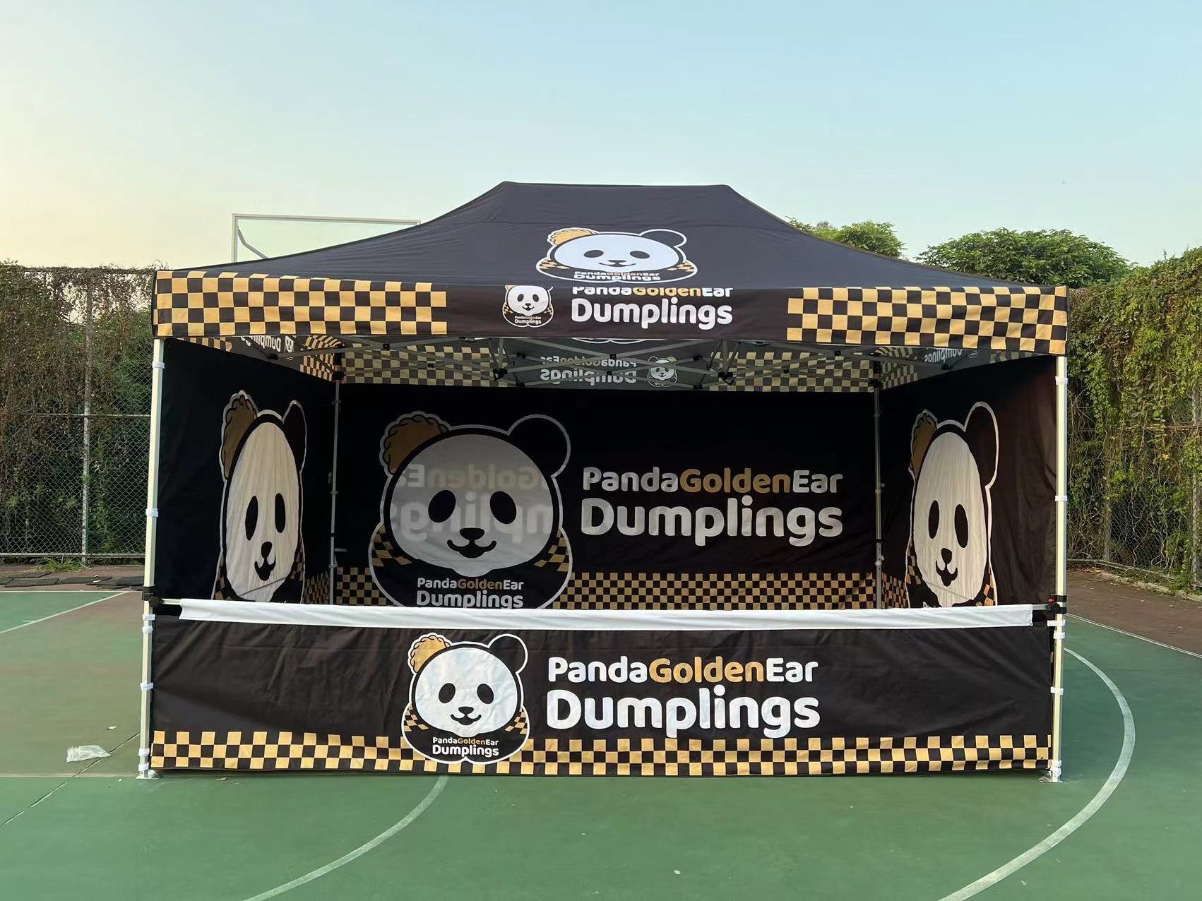 Cheap Large Wholesale Logo Custom 10x20 10x10 Easy Pop Up  Folded  Custom Promotional Canopy  Event Advertising Tents