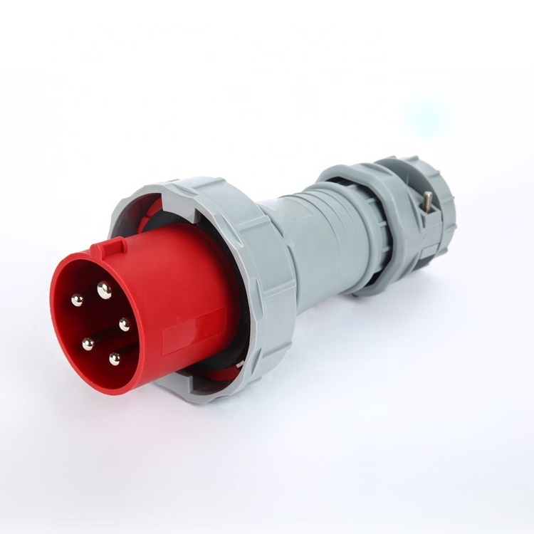 IP67 Waterproof 63A 125A 3 Pin 4 Pole 5 Wire Male and Female Industrial Plug And Socket