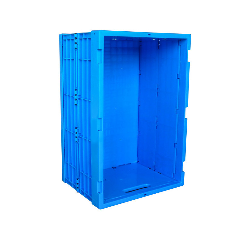 food grade plastic magnetic folding work bin crate/logistic turnover box container boxes for medicine