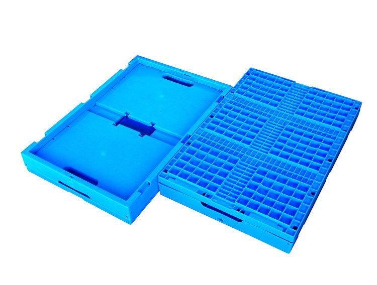 food grade plastic magnetic folding work bin crate/logistic turnover box container boxes for medicine