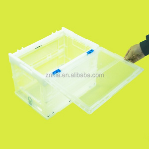 Plastic box with lock and key