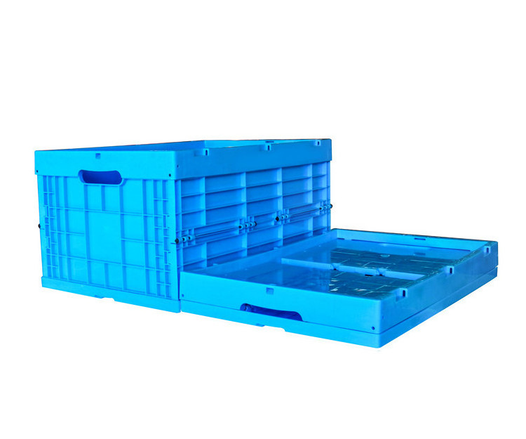 food grade plastic magnetic folding work bin crate/logistic turnover box container boxes for medicine