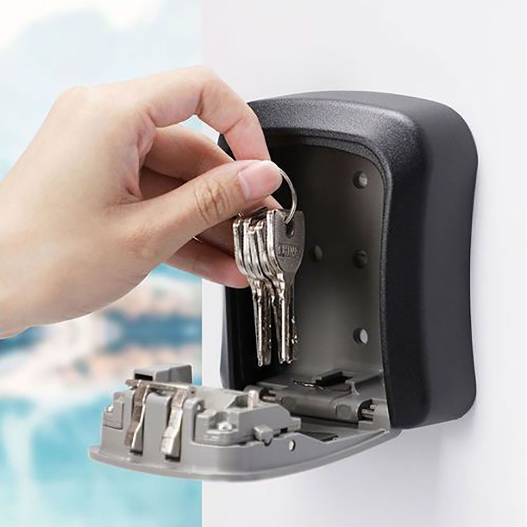 Hot sale cheap wall mounted waterproof Key Security Storage Lock Box with Safe 4 digit combination code