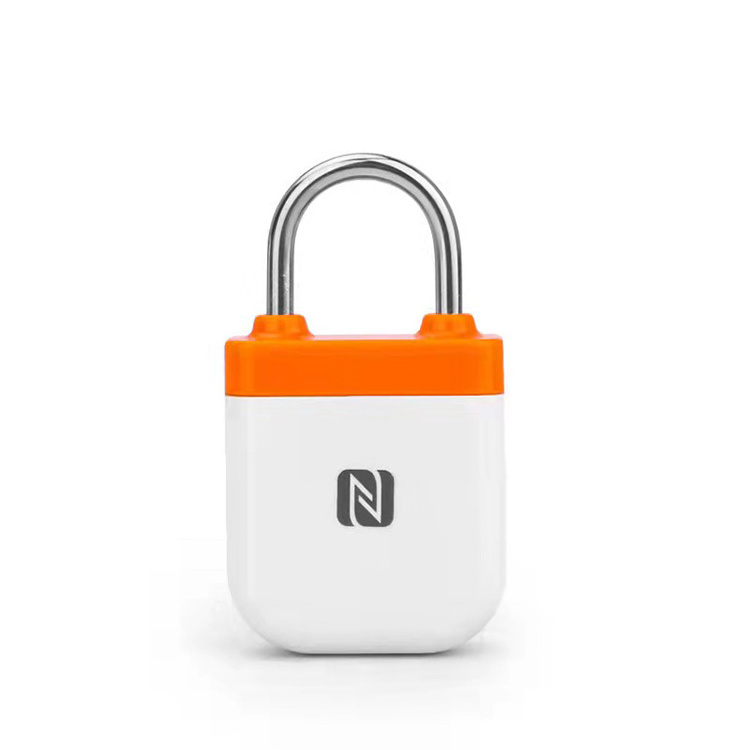 High Security NFC Non electrically Intelligent Padlock Waterproof Portable Security  Anti-Theft Smart Biometric Fingerprint Lock