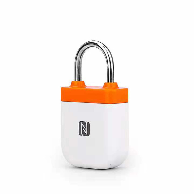 High Security NFC Non electrically Intelligent Padlock Waterproof Portable Security  Anti-Theft Smart Biometric Fingerprint Lock