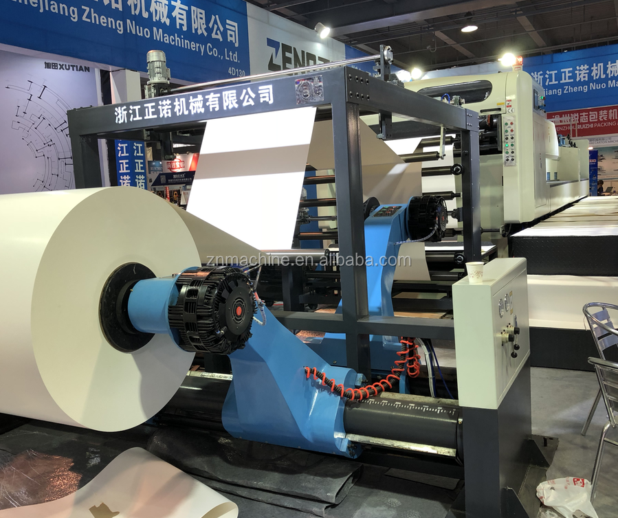 Paper roll to sheet cutter, paper reel to sheet cross cutting machine