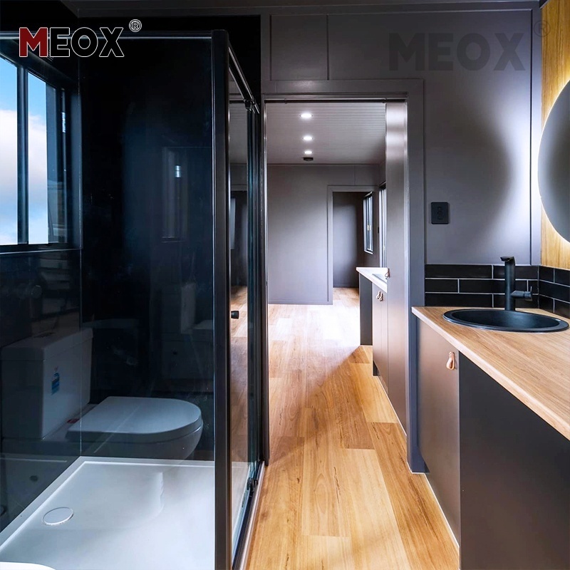 MEOX Custom ISO and Csc  20ft 40ft luxury 2 3 bedroom mobile house modular tiny home remould shipping container houses