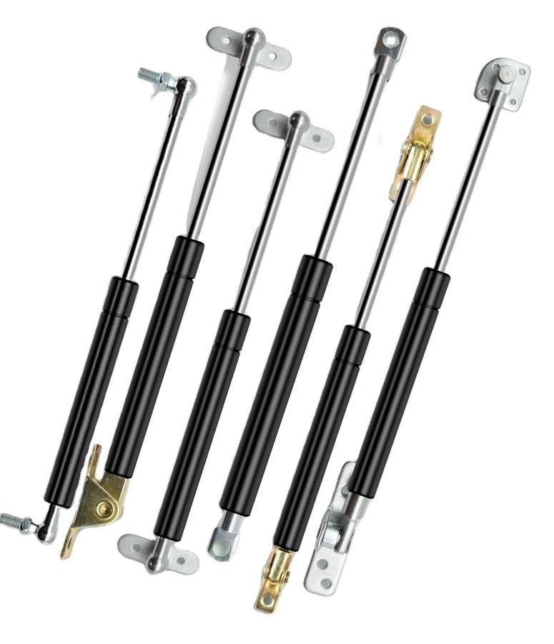 Manufacture miniature soft close Power Tailgate Gas Charged Lift Struts Supports gas spring end fittings