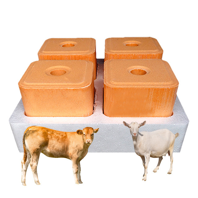 Compressed himalayan salt animal lick for cattle goats feed