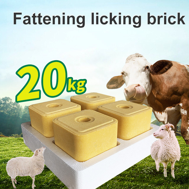 Compressed himalayan salt animal lick for cattle sheep feed