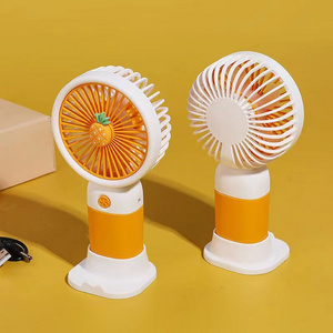 Creative children handheld rechargeable pocket fan summer desktop outdoor portable fan USB charging mini handheld fan