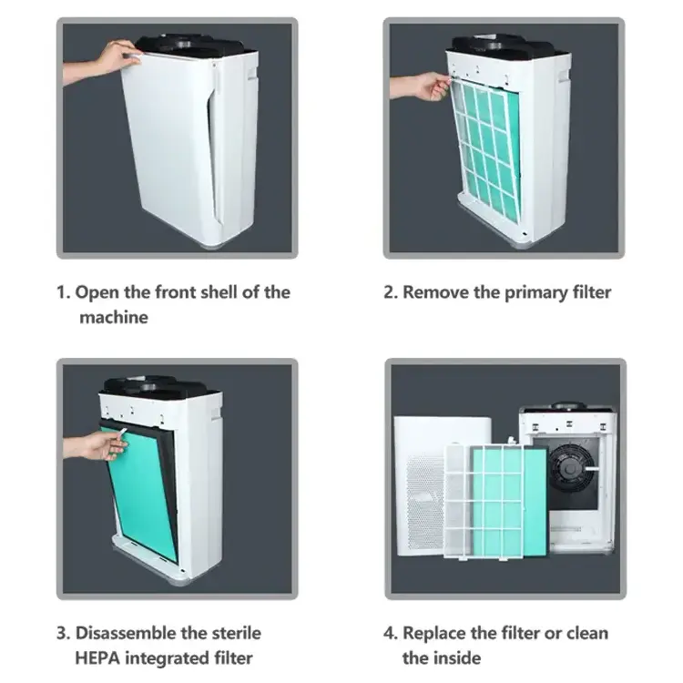 2023 Household Desktop Air Purifier with Pm2.5 Removal and Formaldehyde Removal Aromatherapy and Purification