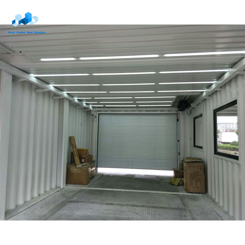 steel structure prefab house shipping container garage for sale