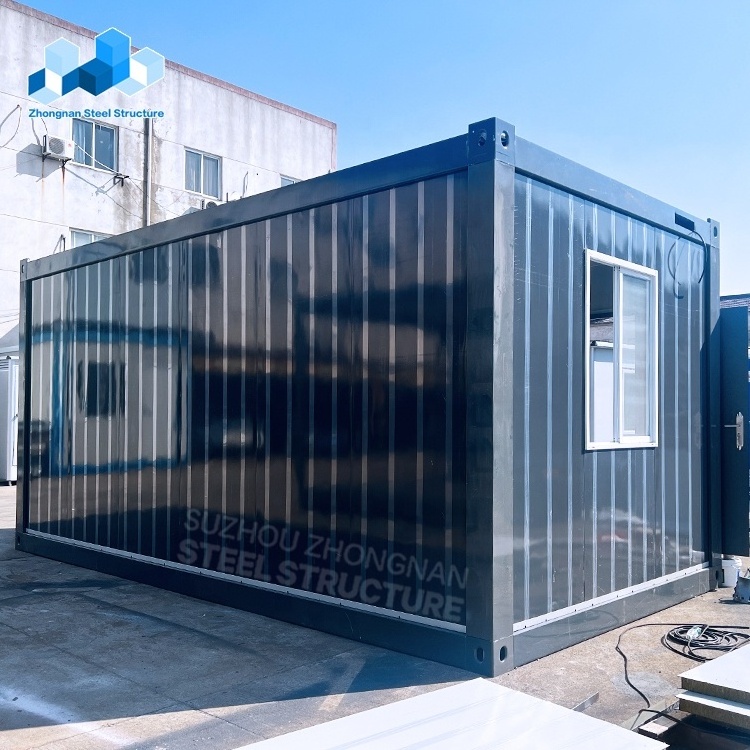 Zhongnan Detachable customizable office mobile bar Prefab luxury modular glass wall tiny home prefabricated Container House