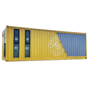 20ft 40ft prefab shipping container bar coffee kiosk house home prefabricated barber shop for packaging