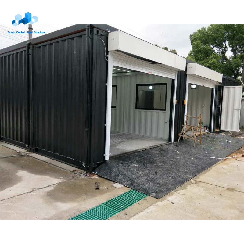 steel structure prefab house shipping container garage for sale