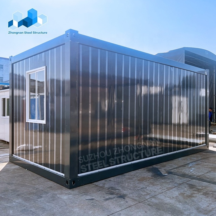 Zhongnan Detachable customizable office mobile bar Prefab luxury modular glass wall tiny home prefabricated Container House