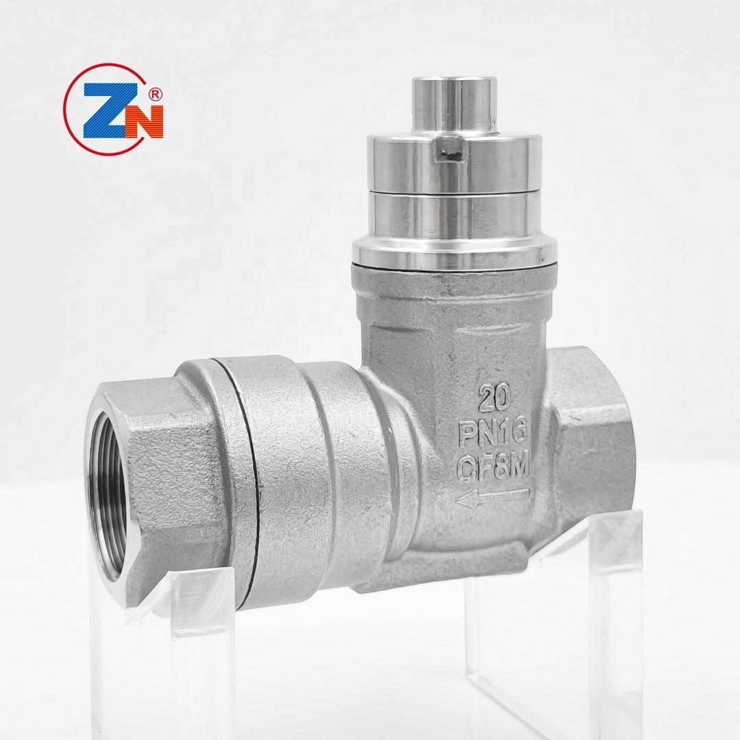 304 Stainless Steel Magnetic Lockable Valve Manual Threaded Anti Theft Gate Valve Gate Valve