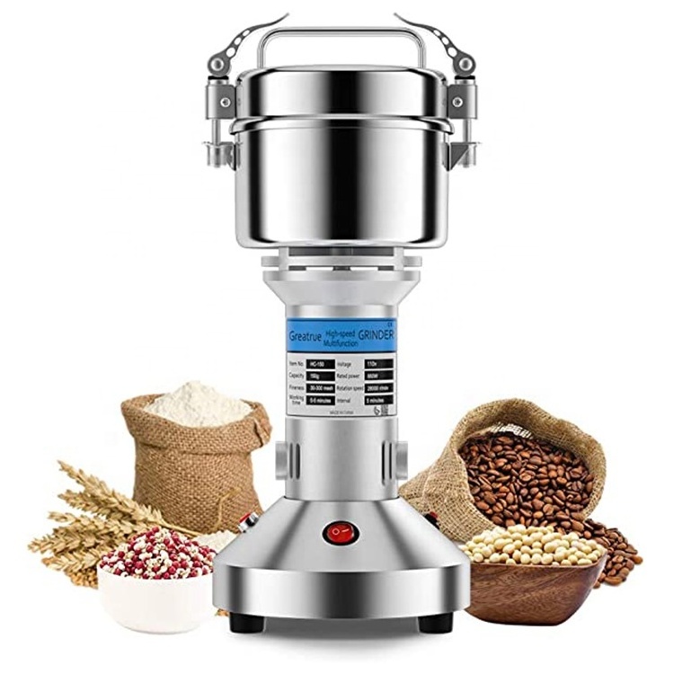 150g Vertical style high speed kitchen electric pulverizer food processor turmeric powder grain dry spice grinder