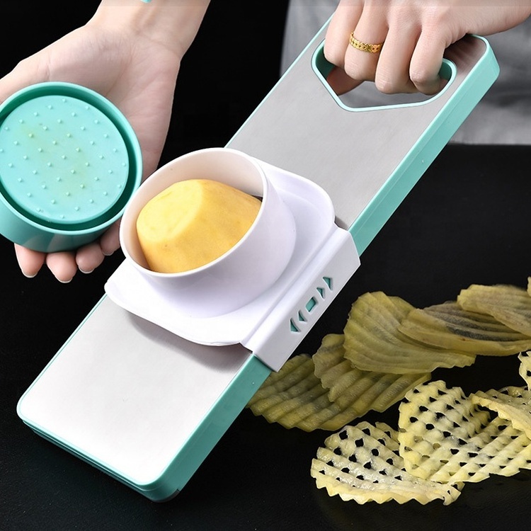 Latest manual hand-operated all in one Speedy Quick Multifunctional Mandoline Slicer Cutter Vegetable Chopper