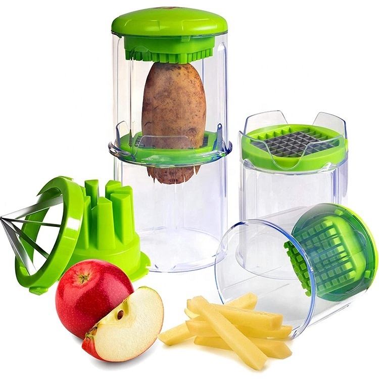 OEM 3in1 multifunctional mandoline fruit slicer potato chips cutter veggie vegetable chopper for kitchen