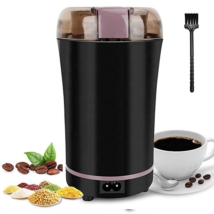 150W 50g purple small mini portable electric food processor dry bean coffee grinders for kitchen